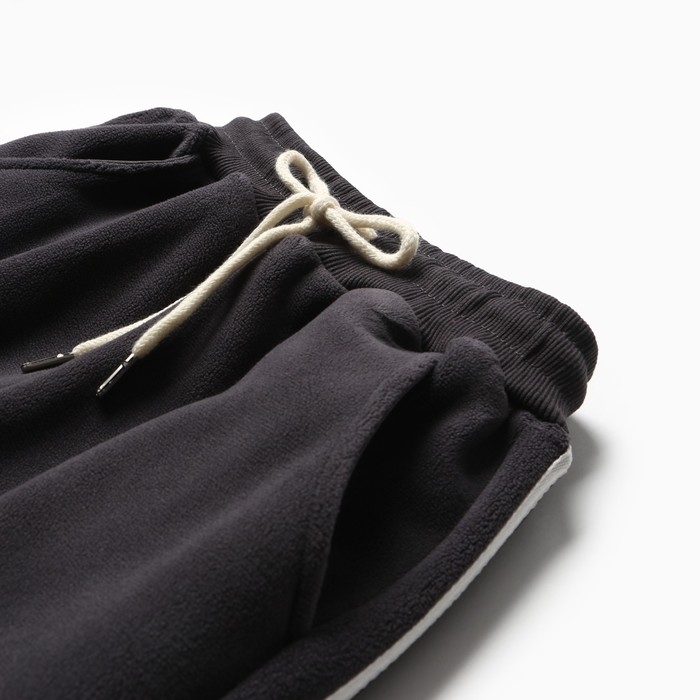 Брюки спортивные для мальчиков, НАЧЁС, цвет т.серый, рост 146-152 см