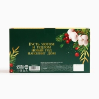 Новый год! Чай подарочный, набор &laquo;Уютного года&raquo;, вкусы: мята, яблочный штрудель, чабрец, 150 г. (3 шт. x 50 г.)