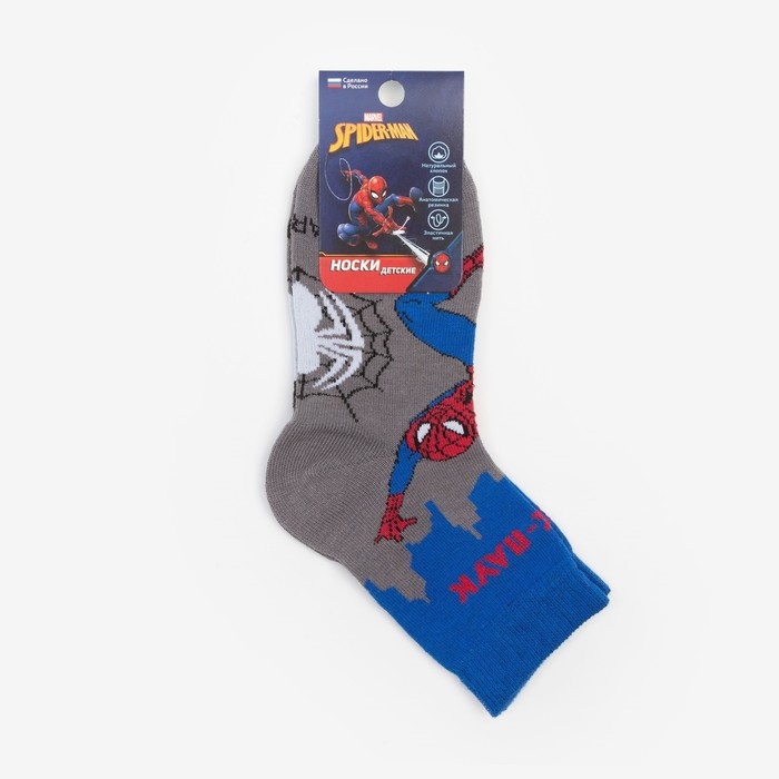 Носки детские «Человек Паук: Ночной город», 18-20 см Носки детские «Человек Паук: Ночной город», 18-20 см
