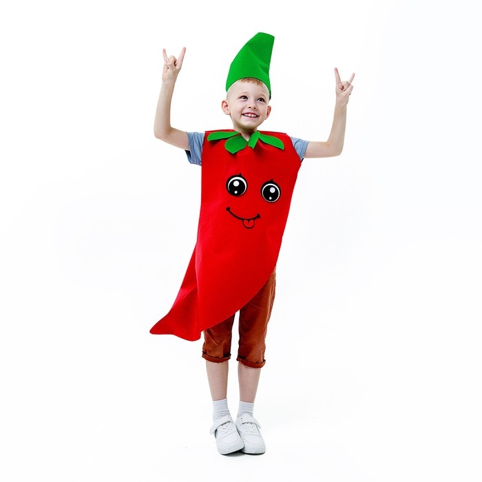 Карнавальный набор &laquo;Красный перчик&raquo;, фетр