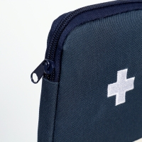 Аптечка походная, синяя 19х14см