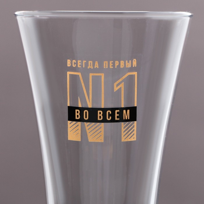 Бокал для пива &laquo;Всегда первый, №1&raquo;, 320 мл.
