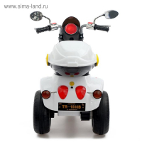 Электромобиль «Чоппер», с аккумулятором, световые и звуковые эффекты, цвет белый Электромобиль «Чоппер», с аккумулятором, световые и звуковые эффекты, цвет белый
