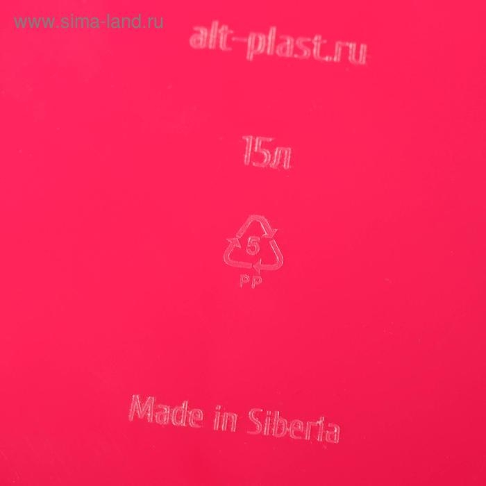 Ведро прямоугольное, 15 л, МОП, со сливом и отжимом, цвет МИКС Ведро прямоугольное, 15 л, МОП, со сливом и отжимом, цвет МИКС