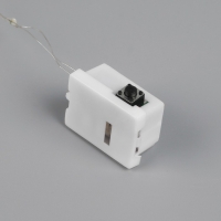 Фигура светодиодная &laquo;Зимняя хвоя&raquo; 35 x 27 x 27 см, 20 LED, батарейки AG13x3 (в комплекте), свечение тёплое белое