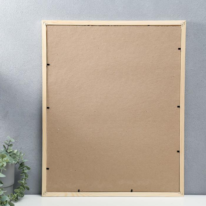 Фоторамка 40х50 см белое дерево № 5 (пластиковый экран) Фоторамка 40х50 см белое дерево № 5 (пластиковый экран)