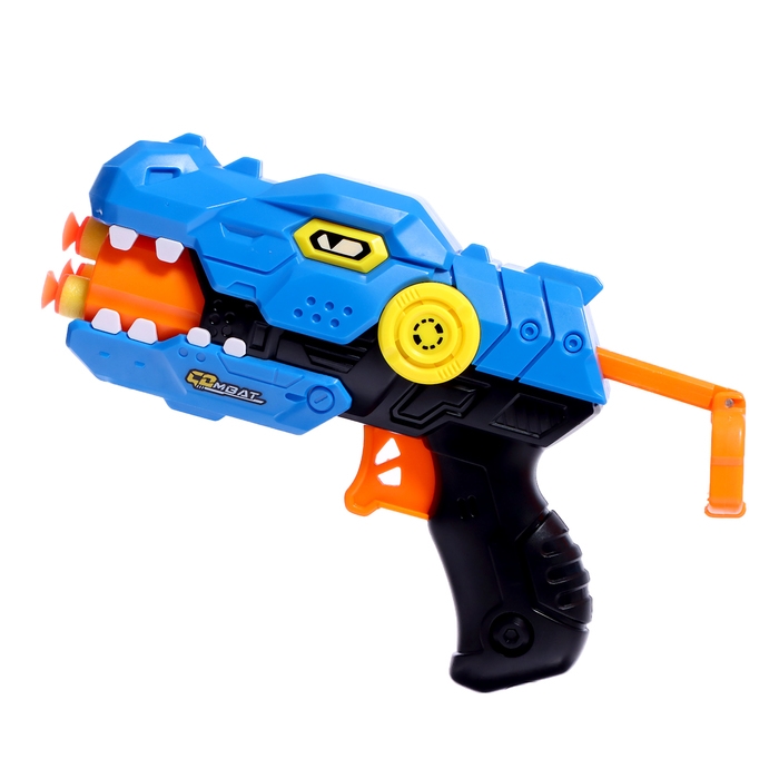 Бластер «Дино битва», с роботом, стреляет мягкими пулями Бластер «Дино битва», с роботом, стреляет мягкими пулями