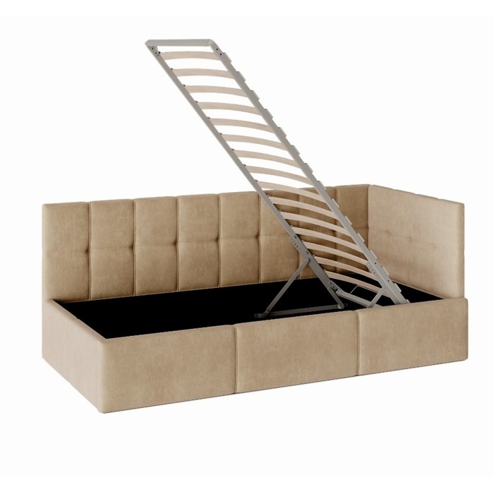 Кровать "Оттава", 900 х 2000, с подъёмным механизмом, бежевая