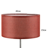 Абажур для торшера "Классика" Е27 бордовый 40х40х22см Абажур для торшера "Классика" Е27 бордовый 40х40х22см