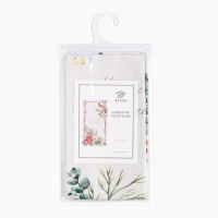 Полотенце Этель "Пуансетия" 40х73 см, 100% хлопок, саржа 190 г/м2 Полотенце Этель "Пуансетия" 40х73 см, 100% хлопок, саржа 190 г/м2