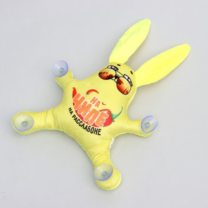 Автоигрушка &laquo;На чиле&raquo;, заяц, на присосках