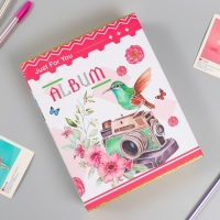 Фотоальбом на 100 фото 10х15 см "Камера и колибри" серебро, в коробке МИКС 5,5х20.8х26 см Фотоальбом на 100 фото 10х15 см "Камера и колибри" серебро, в коробке МИКС 5,5х20.8х26 см