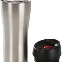 Термостакан Solingen, вакуумный, герметичный, серебристый