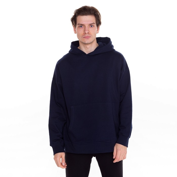 Худи мужское НАЧЁС, цвет тёмно-синий, размер 54
