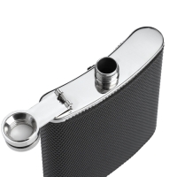 Фляжка для алкоголя &laquo;Агно&raquo;, нержавеющая сталь, подарочная, армейская, 210 мл, 7 oz