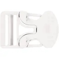 Застежка-пряжка односторонняя Triden, белый