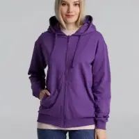 Толстовка на молнии с капюшоном Siverga 2.0, фиолетовая, размер 4XL