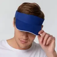 Козырек Active, ярко-синий с белым кантом Козырек Active, ярко-синий с белым кантом