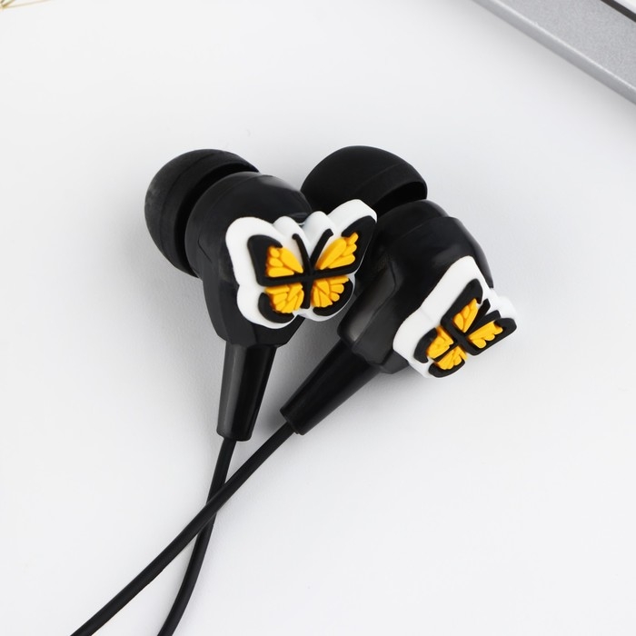 Наушники проводные &laquo;Бабочки&raquo;, мод. VBT 1.29, 120 см