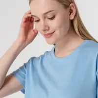 Футболка Regent 150 голубая, размер M