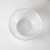 Набор стеклянных салатников на подставке &laquo;Вирго&raquo;, 330 мл, d=12,5 см, 6 шт