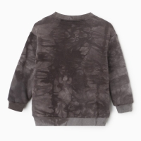 Свитшот "Тай-дай" для мальчика, цвет серый, рост 98 см