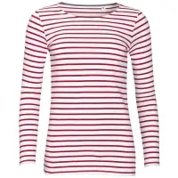 Футболка женская Marine Women, белый/красный, размер XL