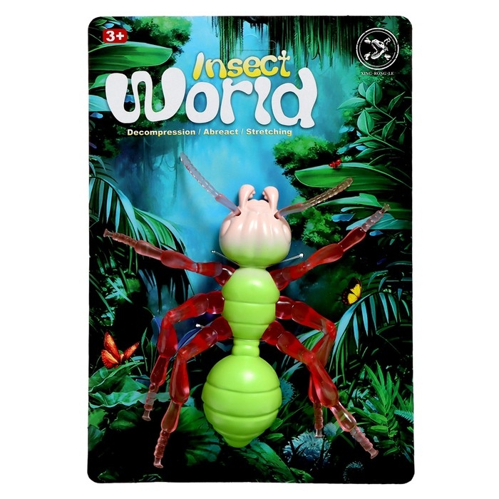 Игрушка-тянучка &laquo;Муравей&raquo;, с силиконовыми лапками, МИКС