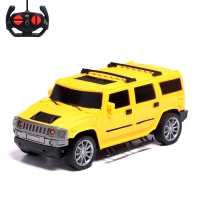 Джип радиоуправляемый «Внедорожник», 1:18, свет, работает от батареек, цвет желтый Джип радиоуправляемый «Внедорожник», 1:18, свет, работает от батареек, цвет желтый