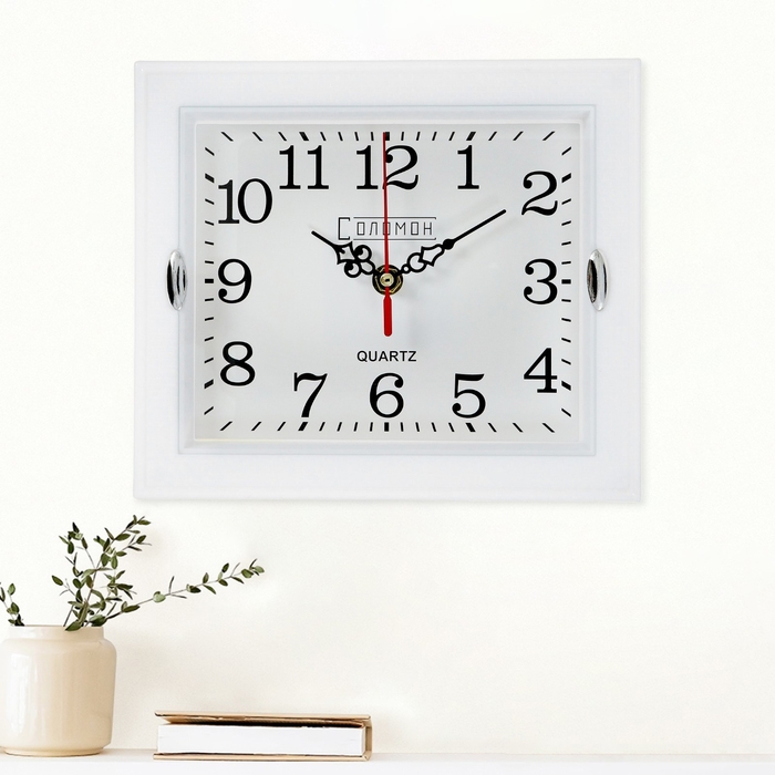 Часы настенные Часы настенные "Лаура", 22.5 х 19.5 см, плавный ход