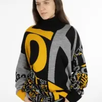 Свитер оверсайз на заказ Tricksy Net, полушерсть, размер S/M