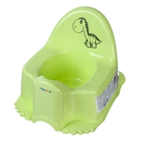 Горшок детский музыкальный &laquo;Динозаврик Дино&raquo;, цвет зелёный