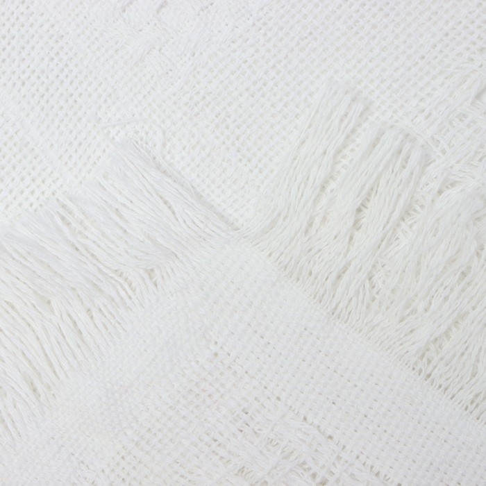 Плед Этель Cotton 130*180см , цв.молочный,80%хлопок, 20% п/э