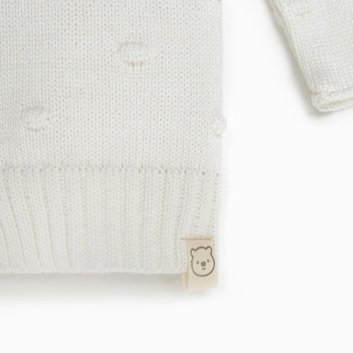 Кардиган вязаный Крошка Я, р.68-74, молочный Кардиган вязаный Крошка Я, р.68-74, молочный