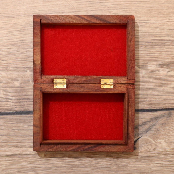 Шкатулка Шкатулка "Волна" дерево 15х10х6 см