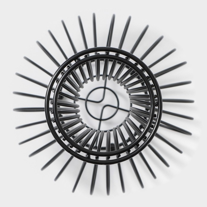 Корзина для пробок Корзина для пробок "Ваза Лофт" 18,2х18,2х23,4 см цвет черный