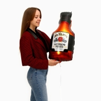 Воздушный шар фольгированный 29" &laquo;На удачу&raquo;, бутылка, набор 3 шт.