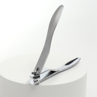 Кусачки - книпсер педикюрные, скошенное лезвие, 10 см, цвет серебристый Кусачки - книпсер педикюрные, скошенное лезвие, 10 см, цвет серебристый