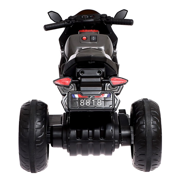 Электромобиль &laquo;Мотоцикл&raquo;, цвет серый