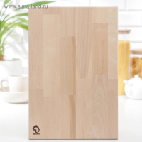 Доска разделочная Доляна &laquo;Классика&raquo;, 42&times;28&times;1,8 см, берёза