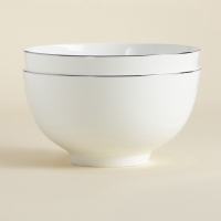 Салатники SL Home «Каскарон», 1,4 л, d=18 см, набор 2 шт, костяной фарфор, белые Салатники SL Home «Каскарон», 1,4 л, d=18 см, набор 2 шт, костяной фарфор, белые