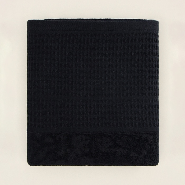 Полотенце махровое SL HOME: Waffle "Дарк Маре" 50х90 см, 100% хлопок, 490 г/м2