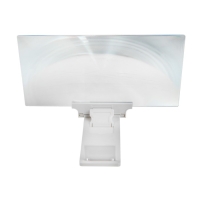 Увеличительное стекло для телефона Luazon, 12", эффект телевизора, складное, белое Увеличительное стекло для телефона Luazon, 12", эффект телевизора, складное, белое