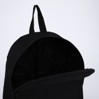 Рюкзак школьный текстильный &laquo;Аниме&raquo;, 38х14х27 см, цвет чёрный