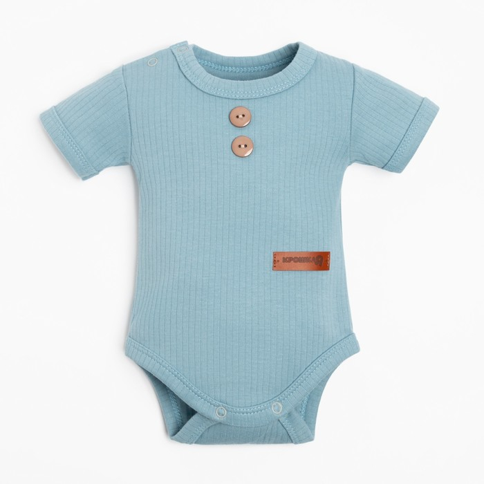 Боди Крошка Я Nature, синий, р.26, рост 74-80 см Боди Крошка Я Nature, синий, р.26, рост 74-80 см