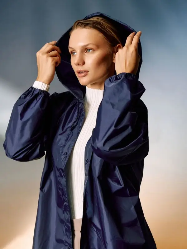 Дождевик унисекс Rainman, темно-синий, размер M Дождевик унисекс Rainman, темно-синий, размер M