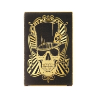 Карты игральные пластиковые "Череп в шляпе", 33 мкм, 54 шт, 8.7 х 5.7 см Карты игральные пластиковые "Череп в шляпе", 33 мкм, 54 шт, 8.7 х 5.7 см