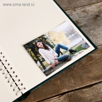 Фотоальбом Fotografia магнитный, 20 листов, 23х28 см, "Классика" зелёный