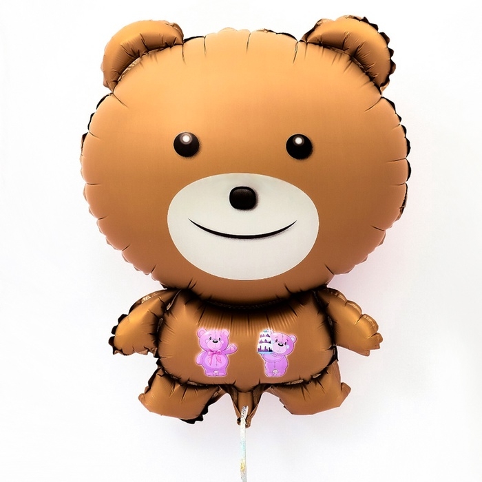 Шар фольгированный 25" &laquo;Мишка&raquo;, матовый