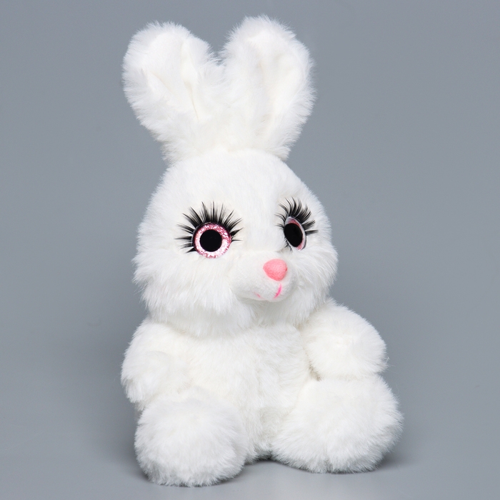Мягкая игрушка «Зайка», цвет белый Мягкая игрушка «Зайка», цвет белый